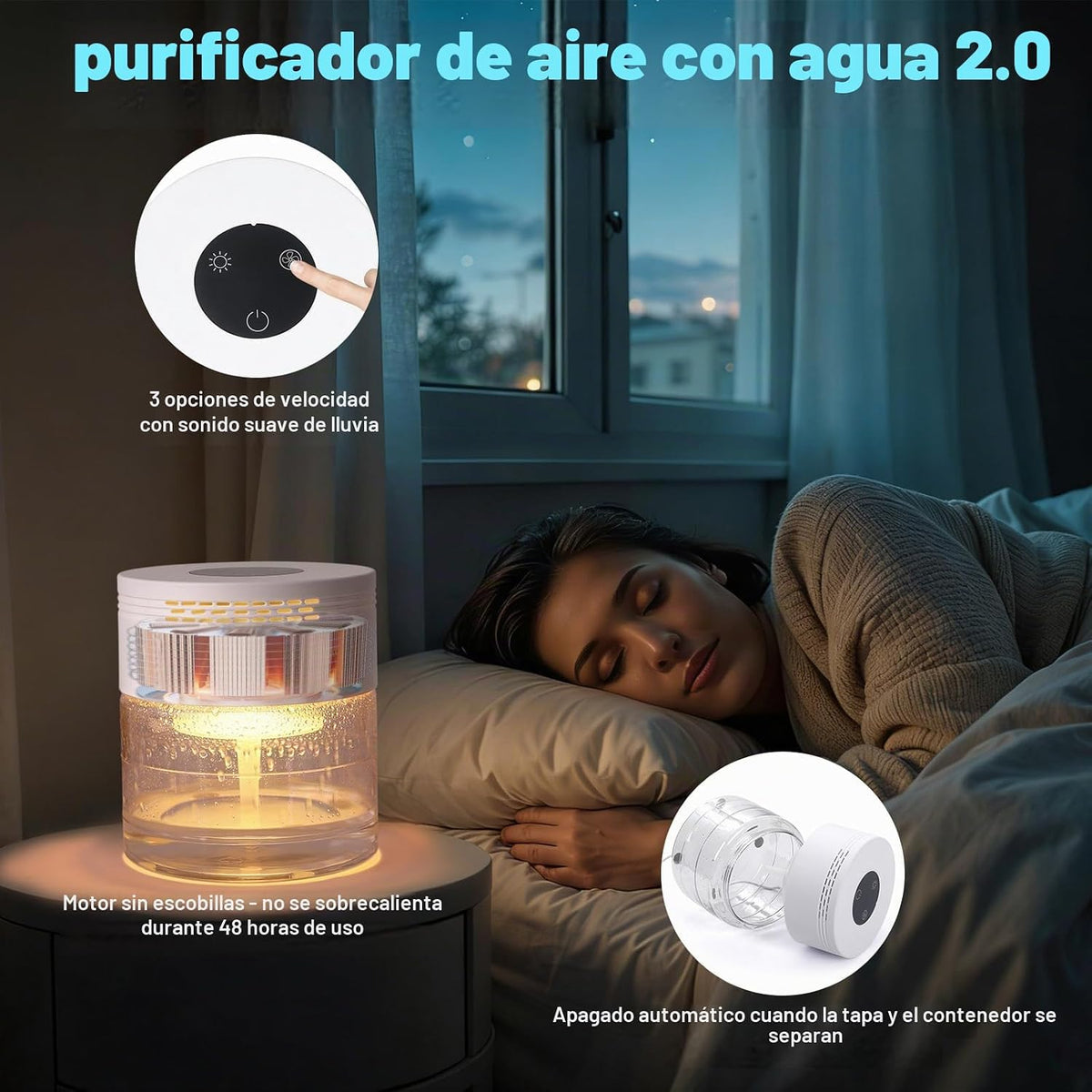 Purificadores de aire de agua, purificadores de aire a base de agua...
