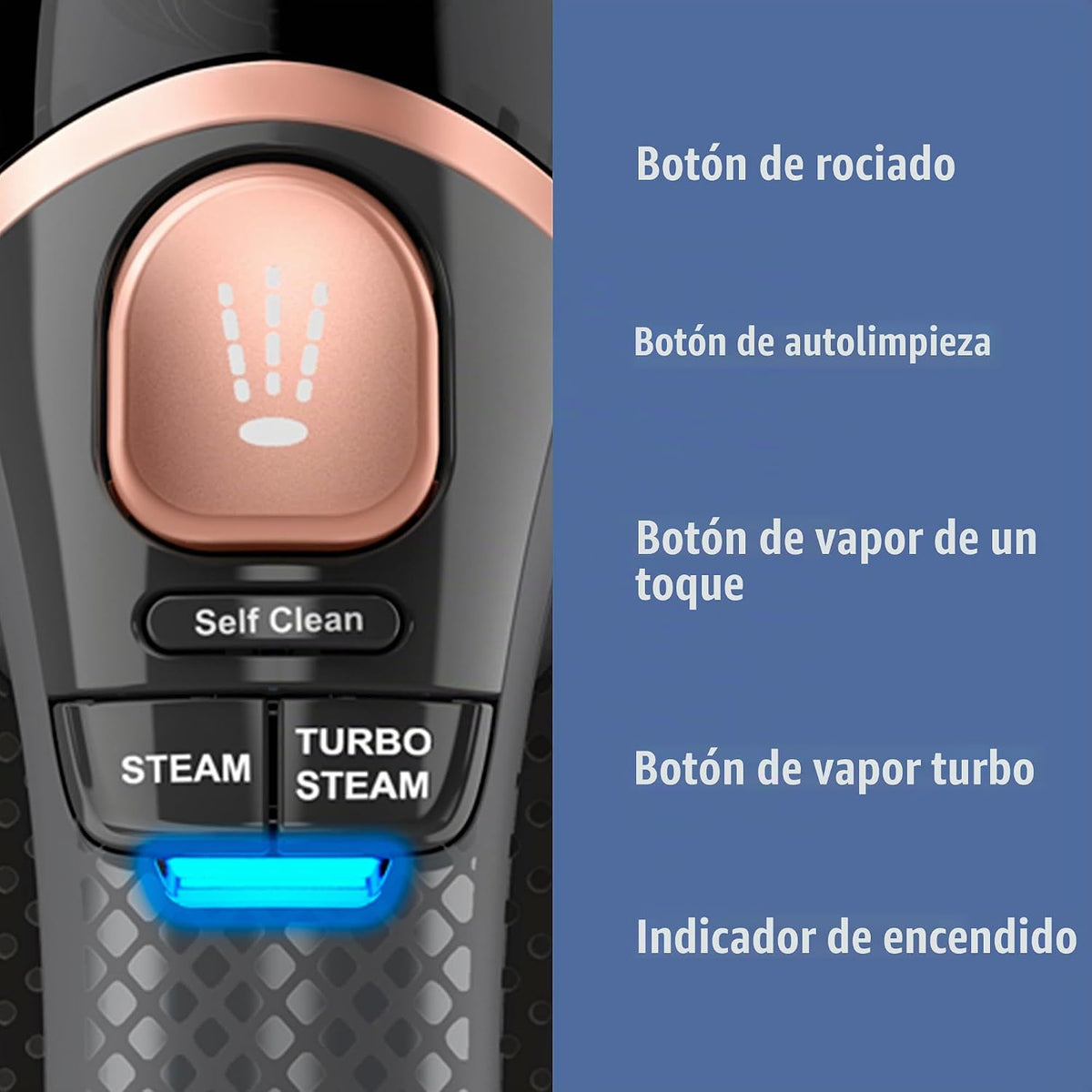 Conair Plancha profesional GlideLite, plancha de vapor para ropa, t...