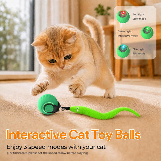 Juguetes interactivos para gatos con sonidos de pájaros y 6 modos d...