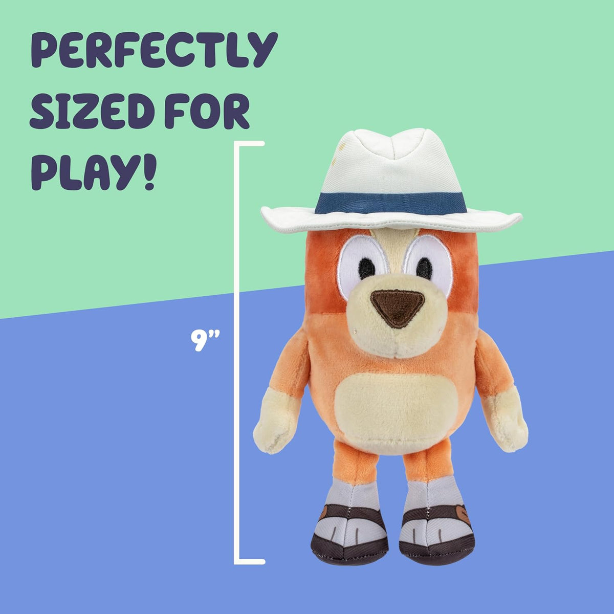 Bluey Paquete de 2 Animales de Peluche, 16-23", Suaves, Figuras...