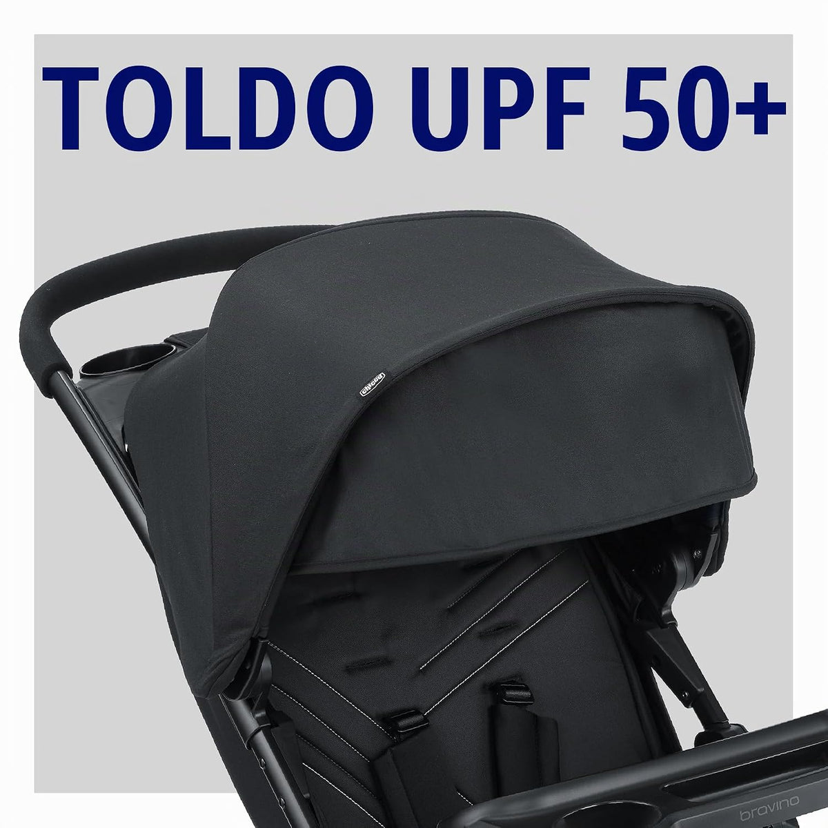 Chicco Sistema de viaje Bravino ClearTex con asiento y base para au...