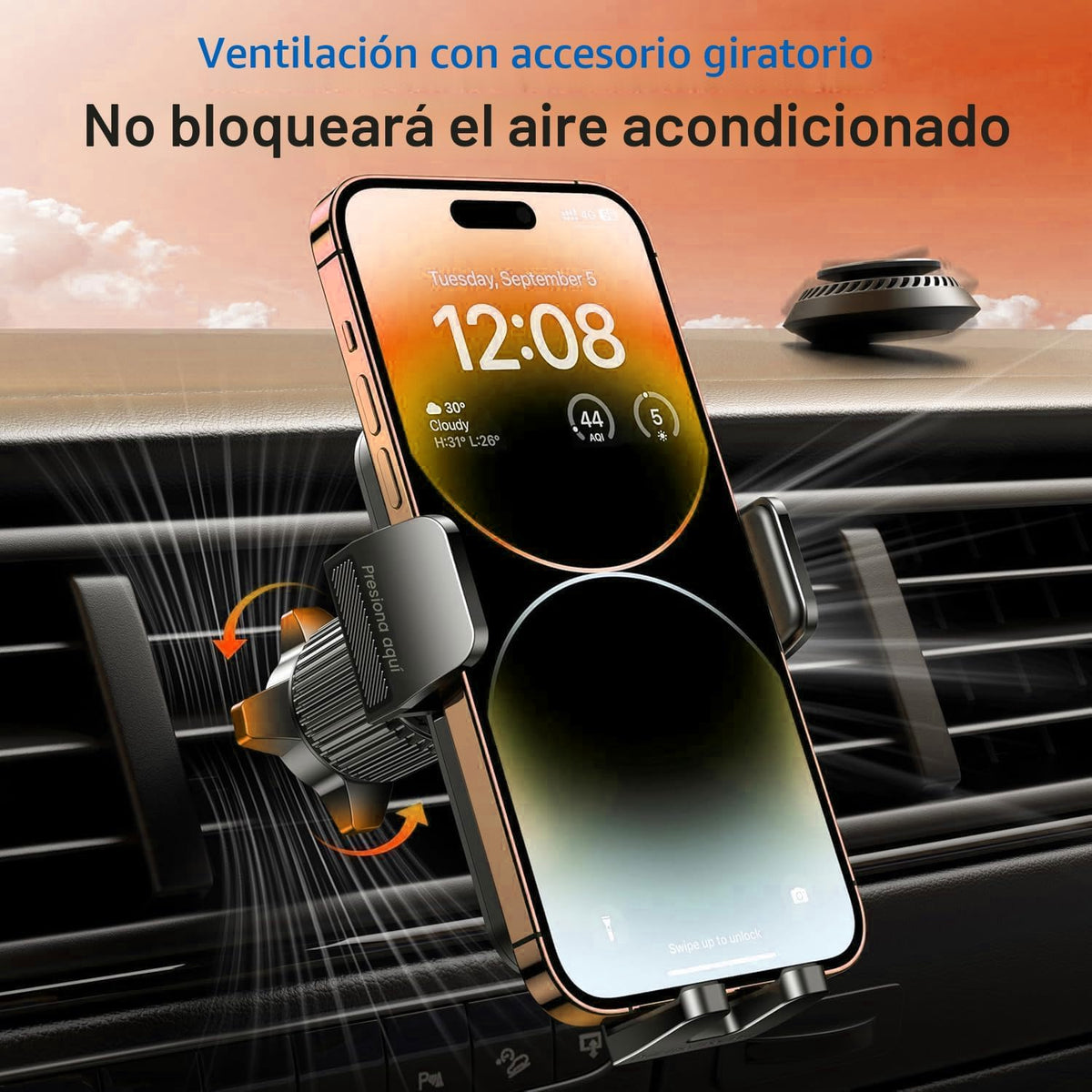 Qifutan Soporte para teléfono celular [clip de actualización que nu...