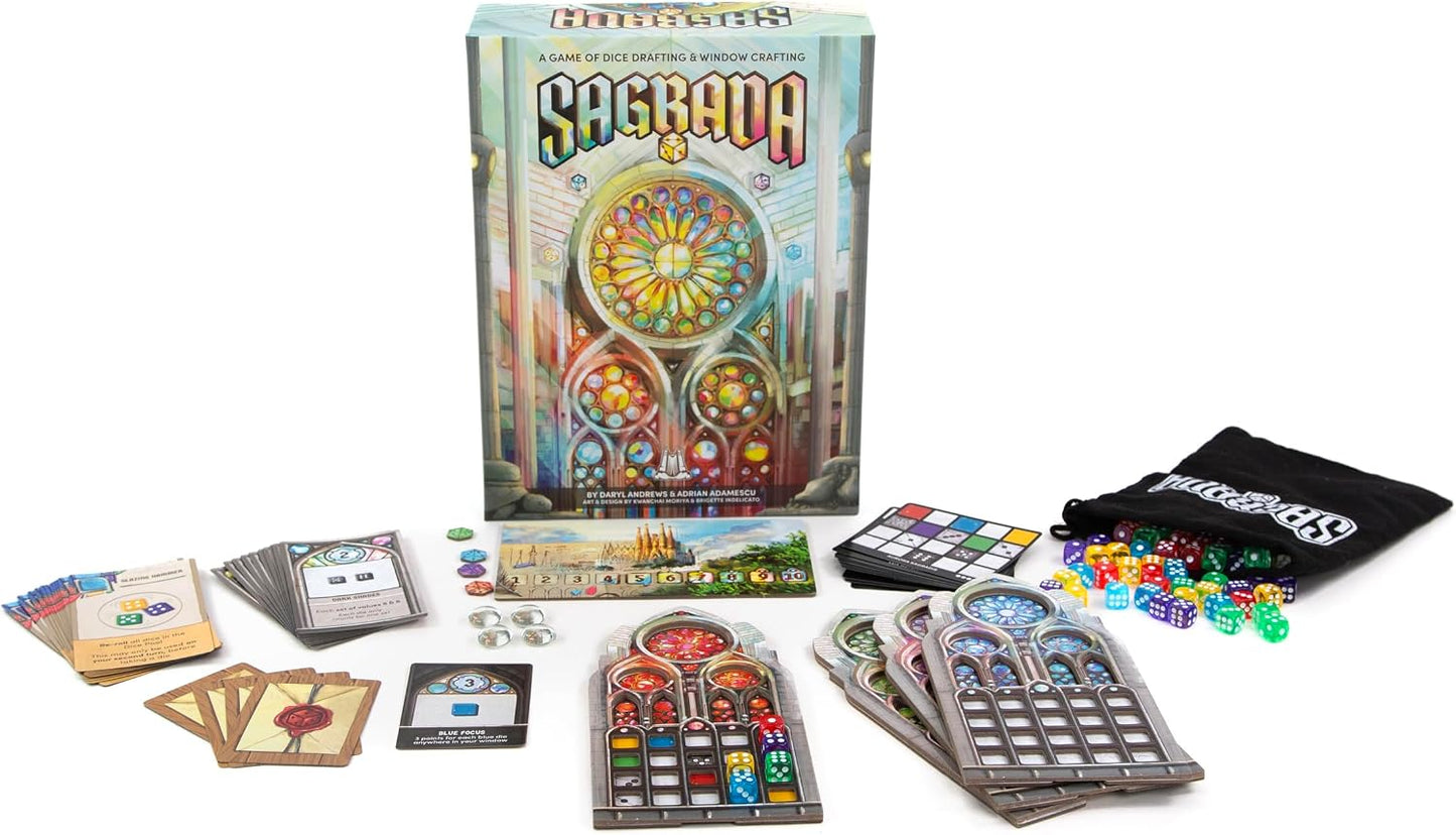 Floodgate Games Juego de mesa Sagrada | Juego familiar para niños y...