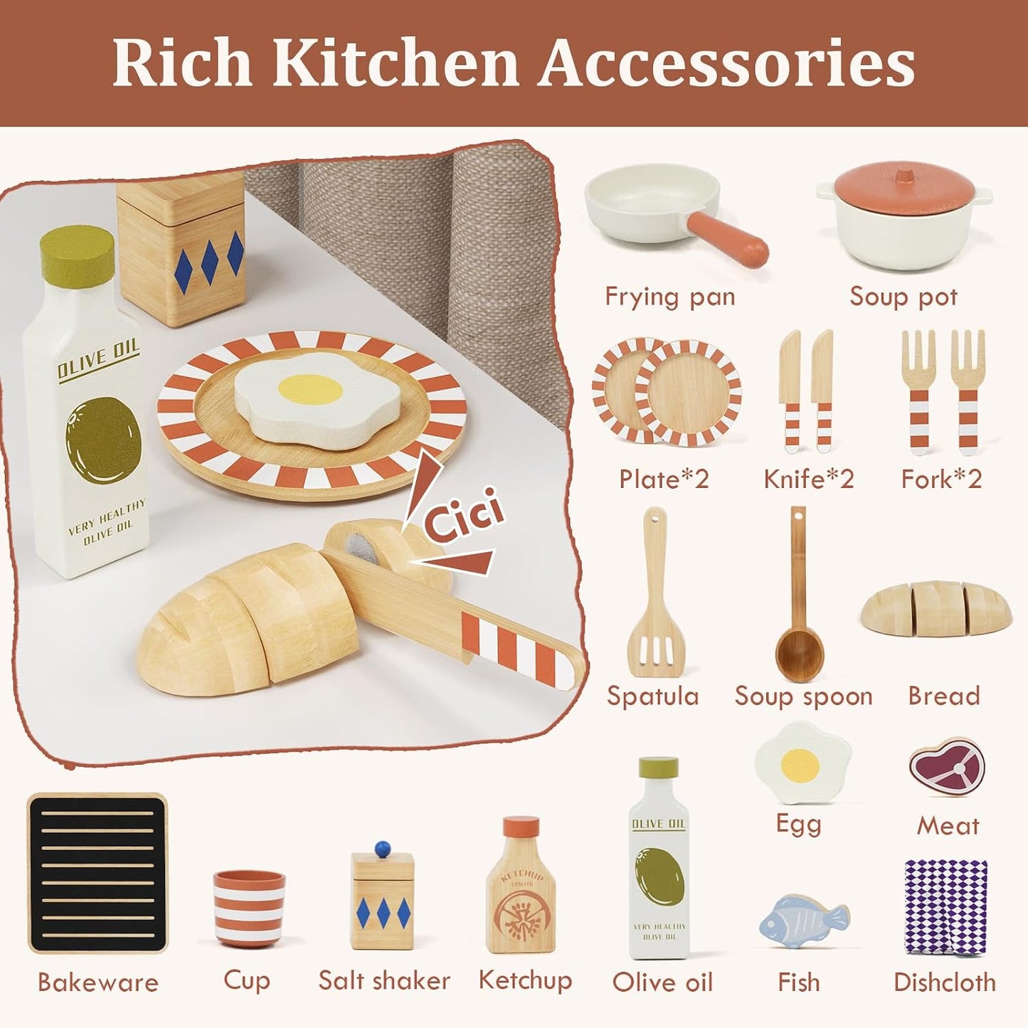 Lehoo Castle Juego de Cocina Infantil para Niños Pequeños de 1 a 3...