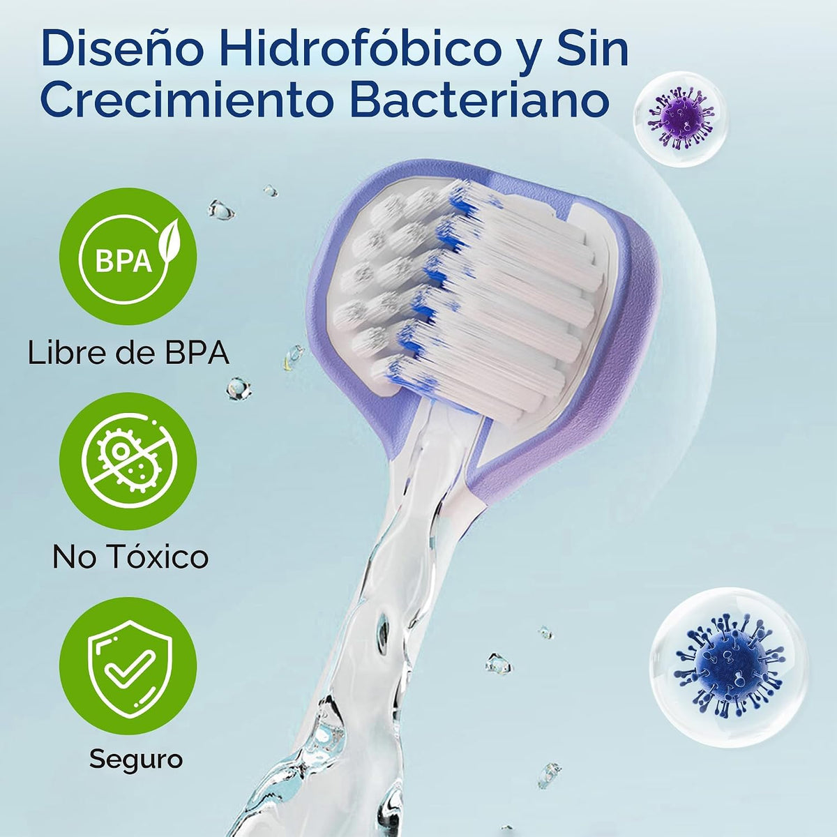 EASICUTI Cepillos de dientes suaves para niños pequeños, cepillo de...