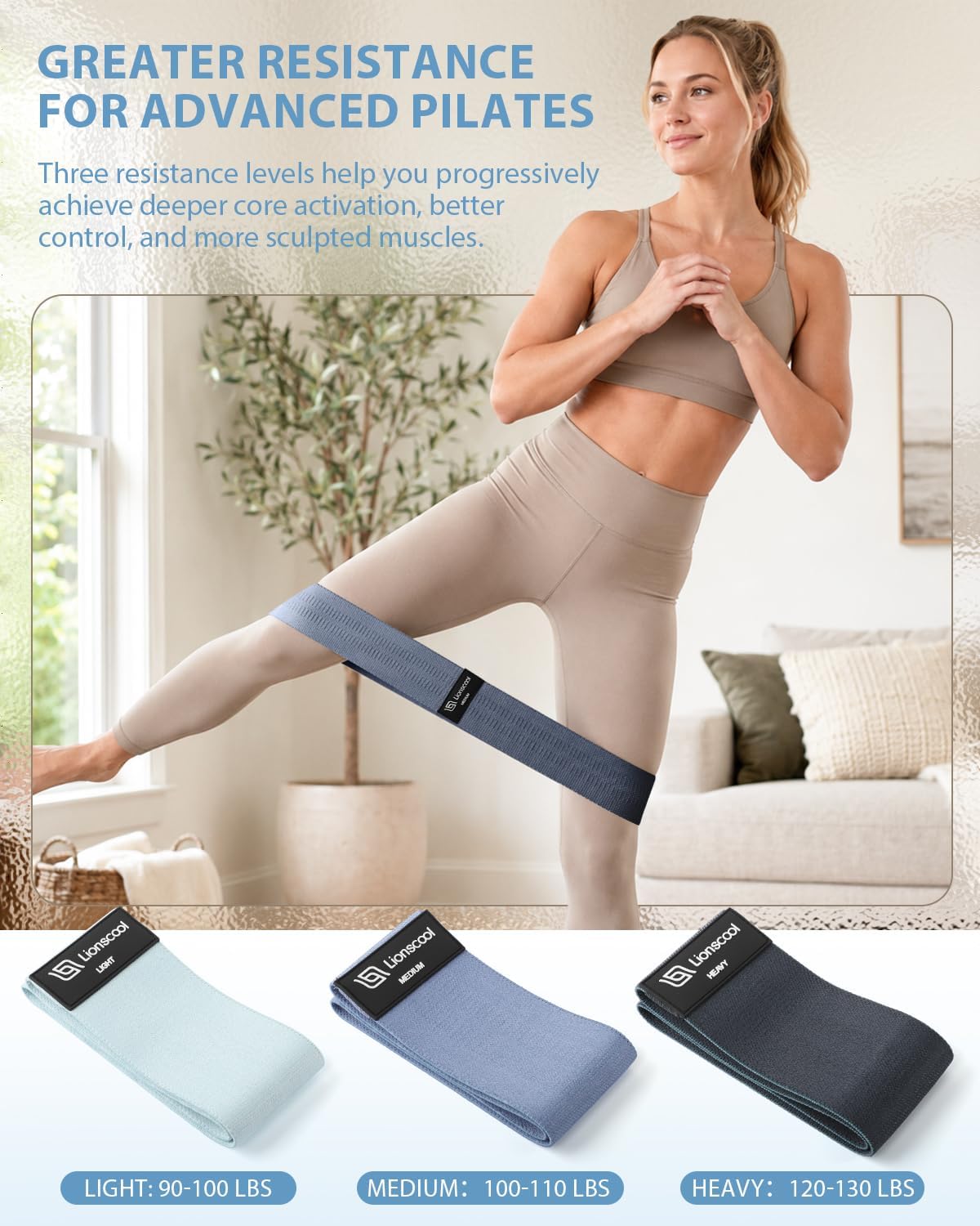 LIONSCOOL Juego de anillos de pilates círculo mágico de 14", mini p...