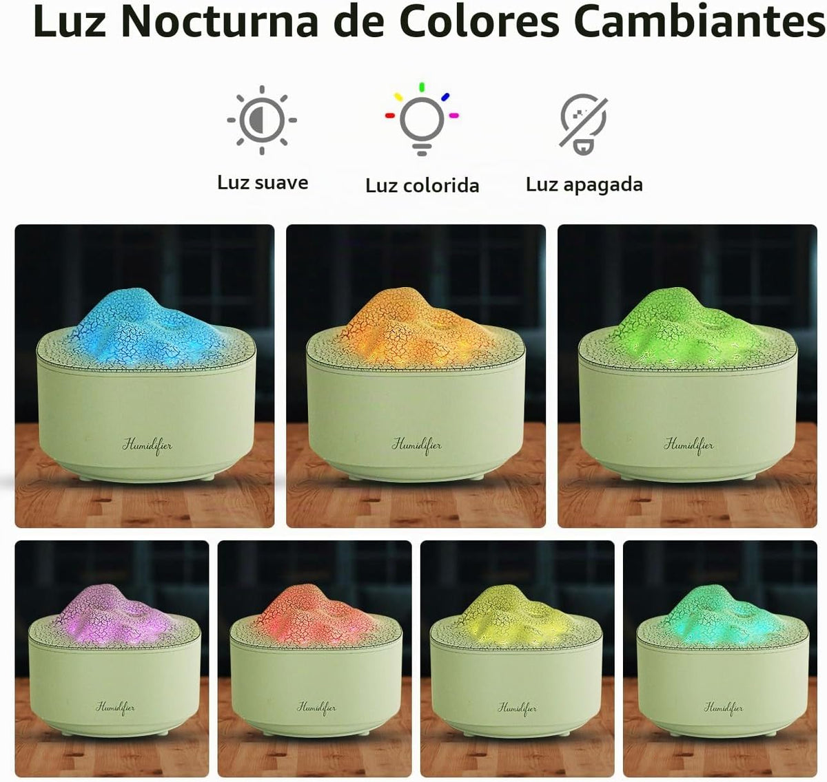 Humidificador portátil de niebla fría pequeño de 1.5L | Depósito de...