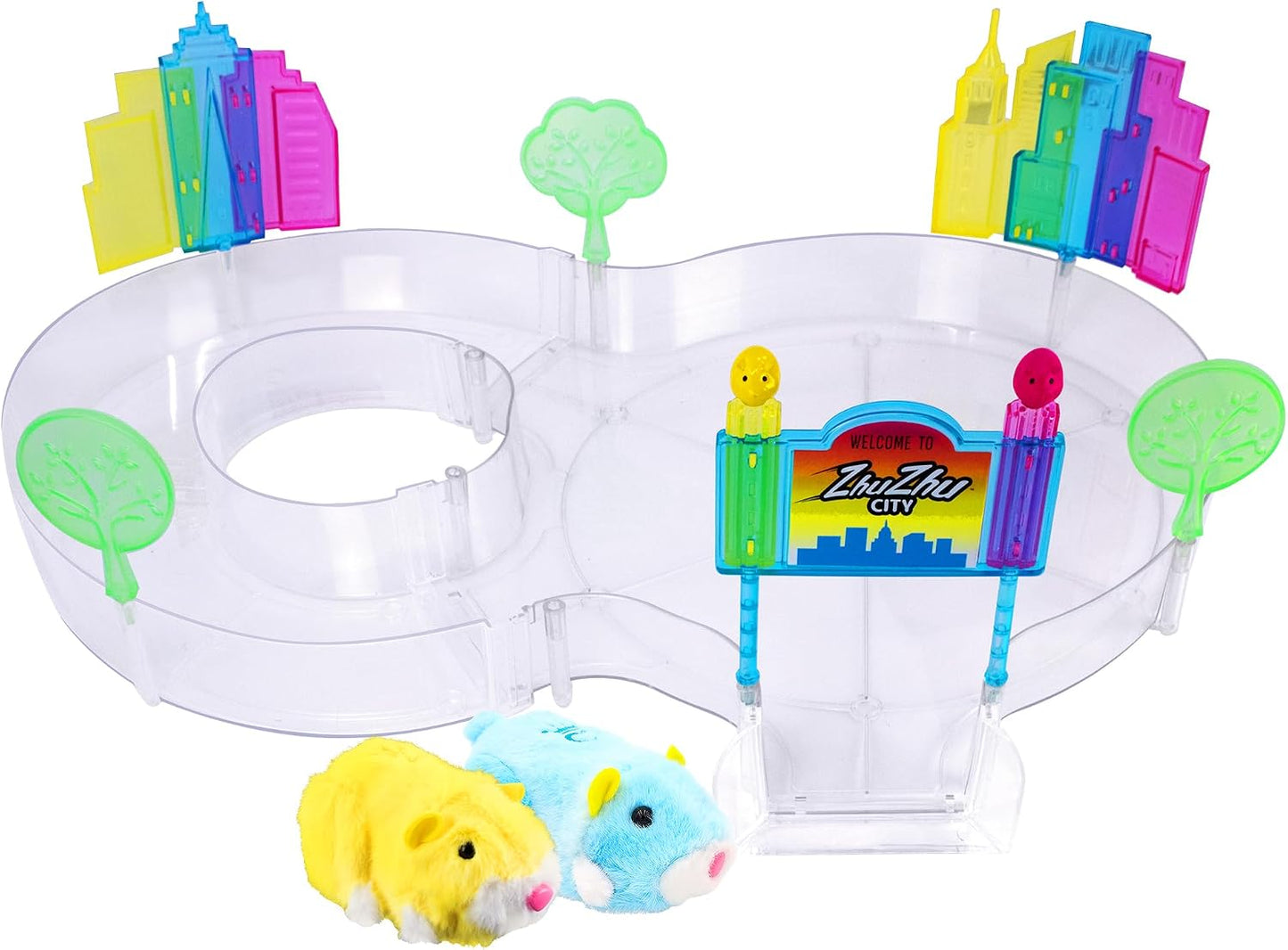 ZhuZhu City Downtown Starter Playset con hámsters electrónicos Pips...