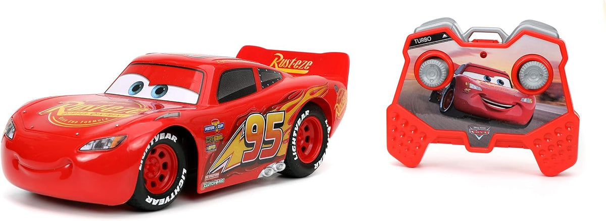 Jada Toys Pixar Cars 1:24 Lightning McQueen RC Coche de Control Rem...