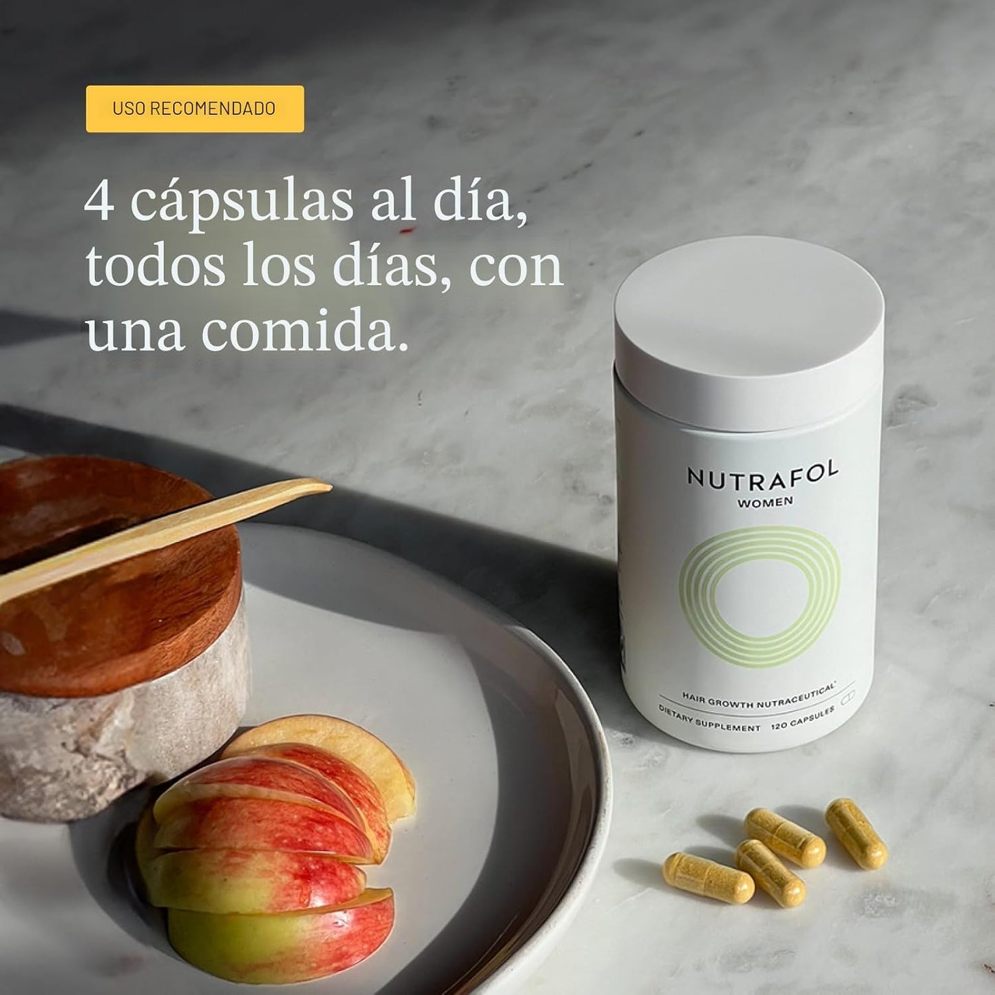Nutrafol - Suplementos de crecimiento del cabello para mujeres de 1...