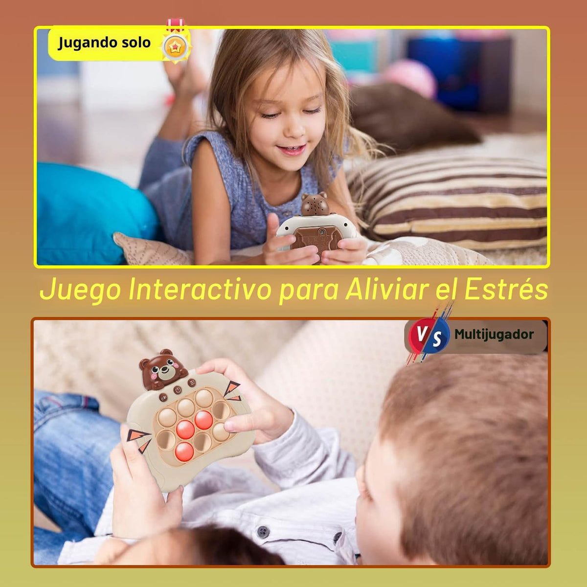 Juegos de Pulsación Rápida Lesipee, Consola de Juego de Mano, Conso...