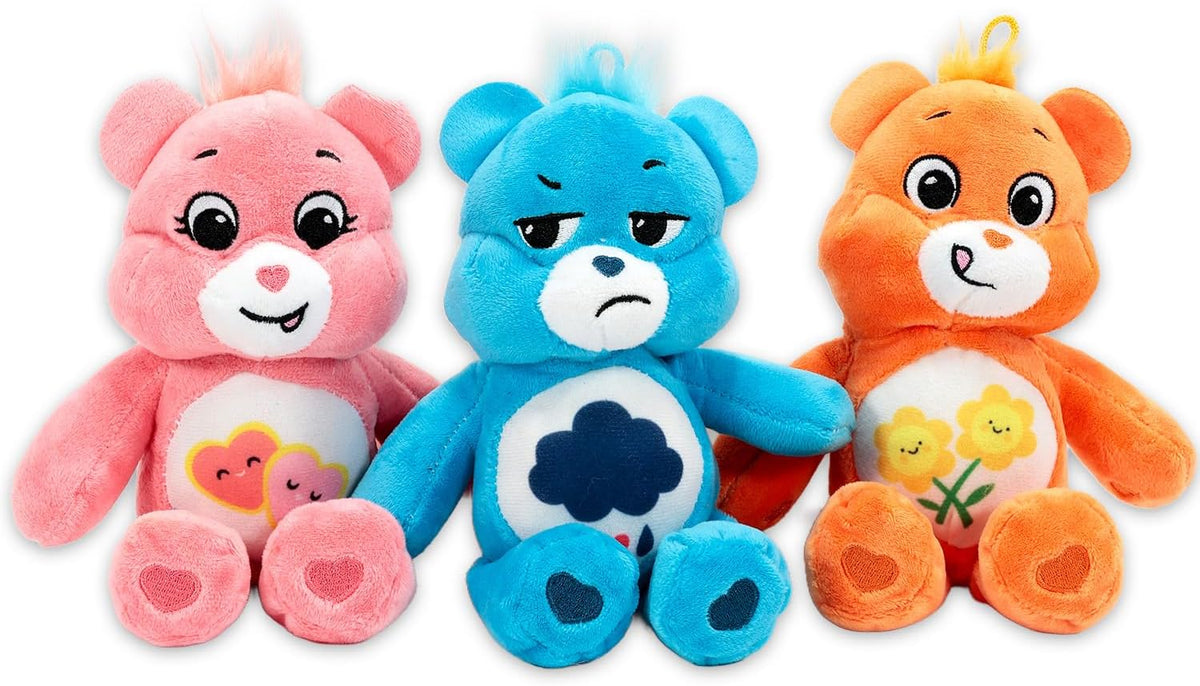 Care Bears Juego de 3 piezas con peluches de 8 pulgadas con animale...