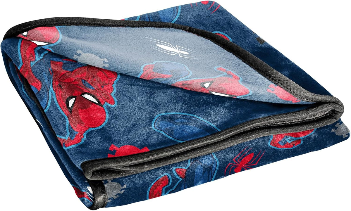 Manta de felpa Marvel Spiderman - Mide 50 x 60 pulgadas - Ropa de c...