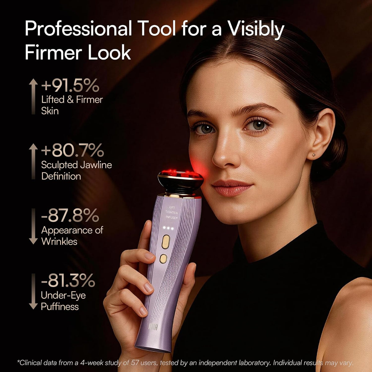 INIA Flare 3-en-1 dispositivo de belleza facial microcorriente de l...