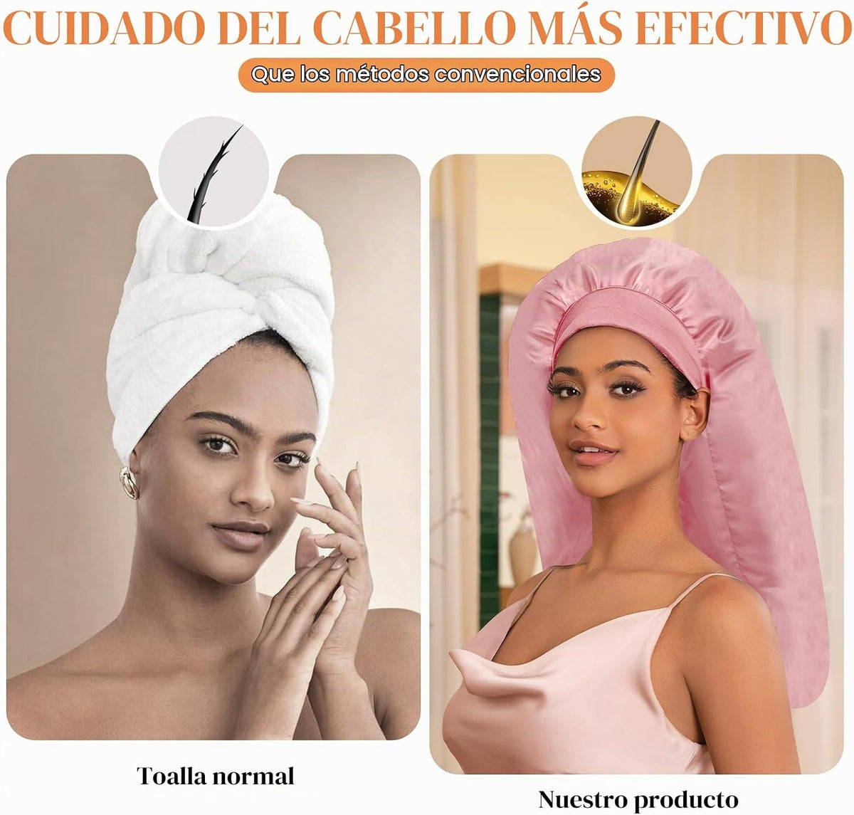 Gorro térmico para acondicionamiento profundo, vaporizador para cab...