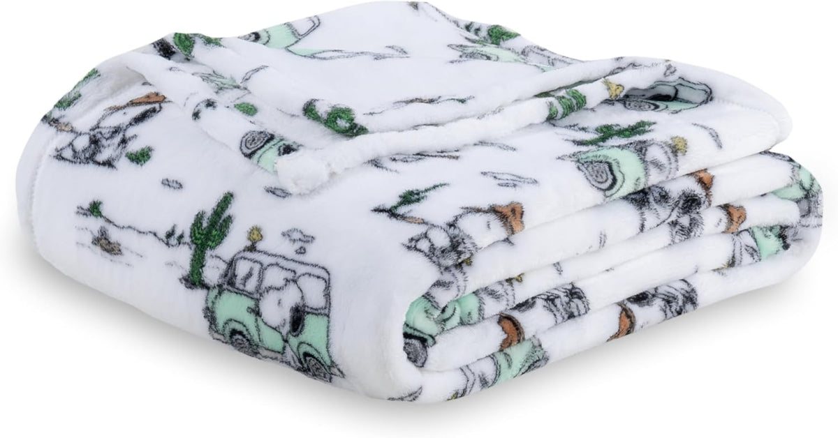 Berkshire Blanket Peanuts® VelvetLoft® - Manta de felpa de Snoopy c...