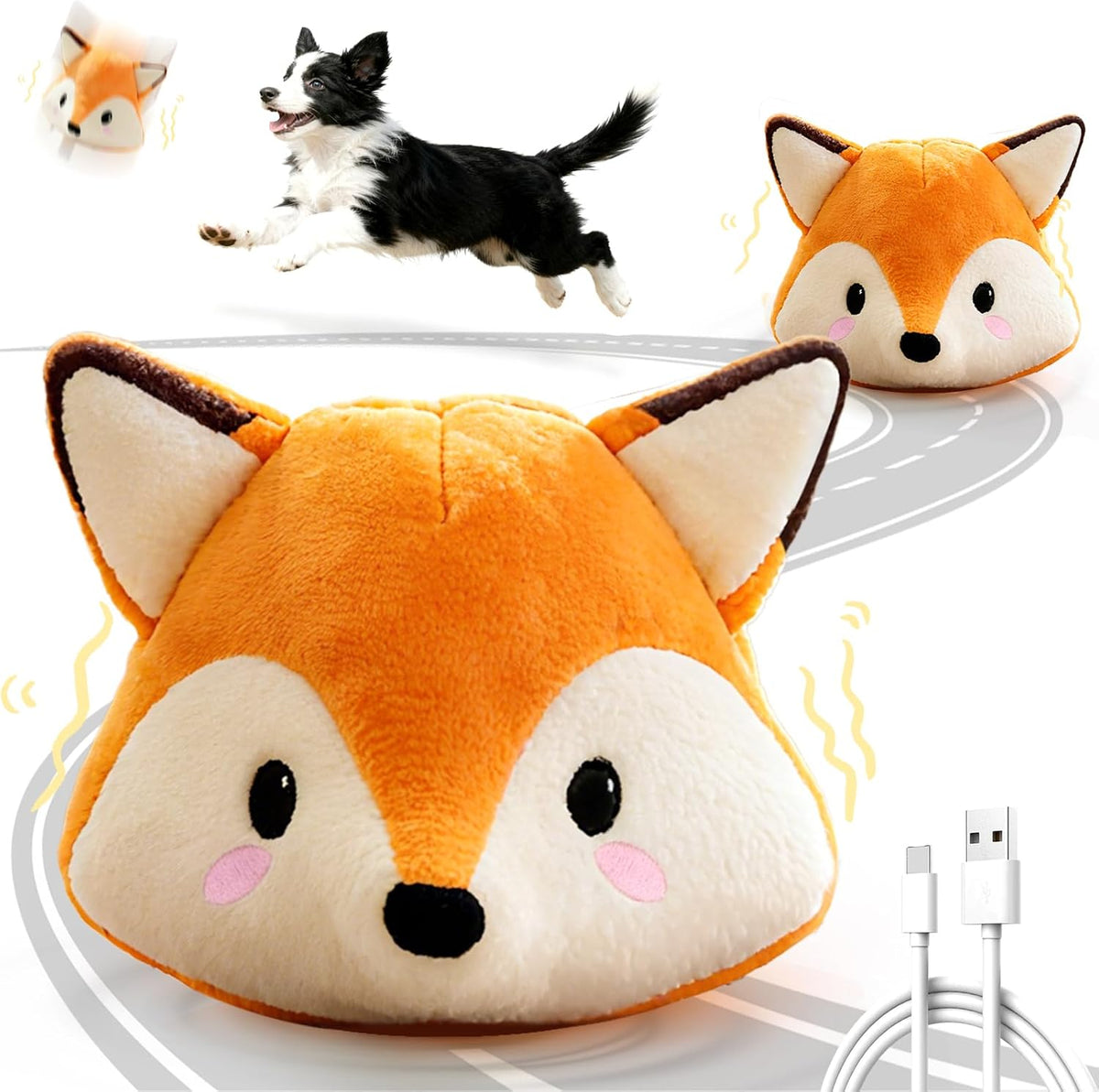 VYsTN Juguete automático para cachorros para aliviar la ansiedad y...