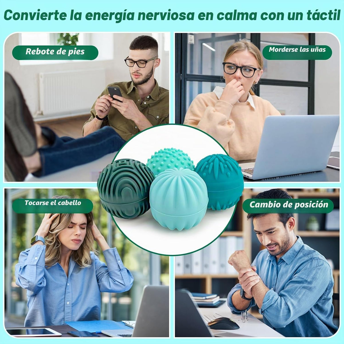 iKrto Fidget Toys - Bolas magnéticas para el estrés para adultos y...