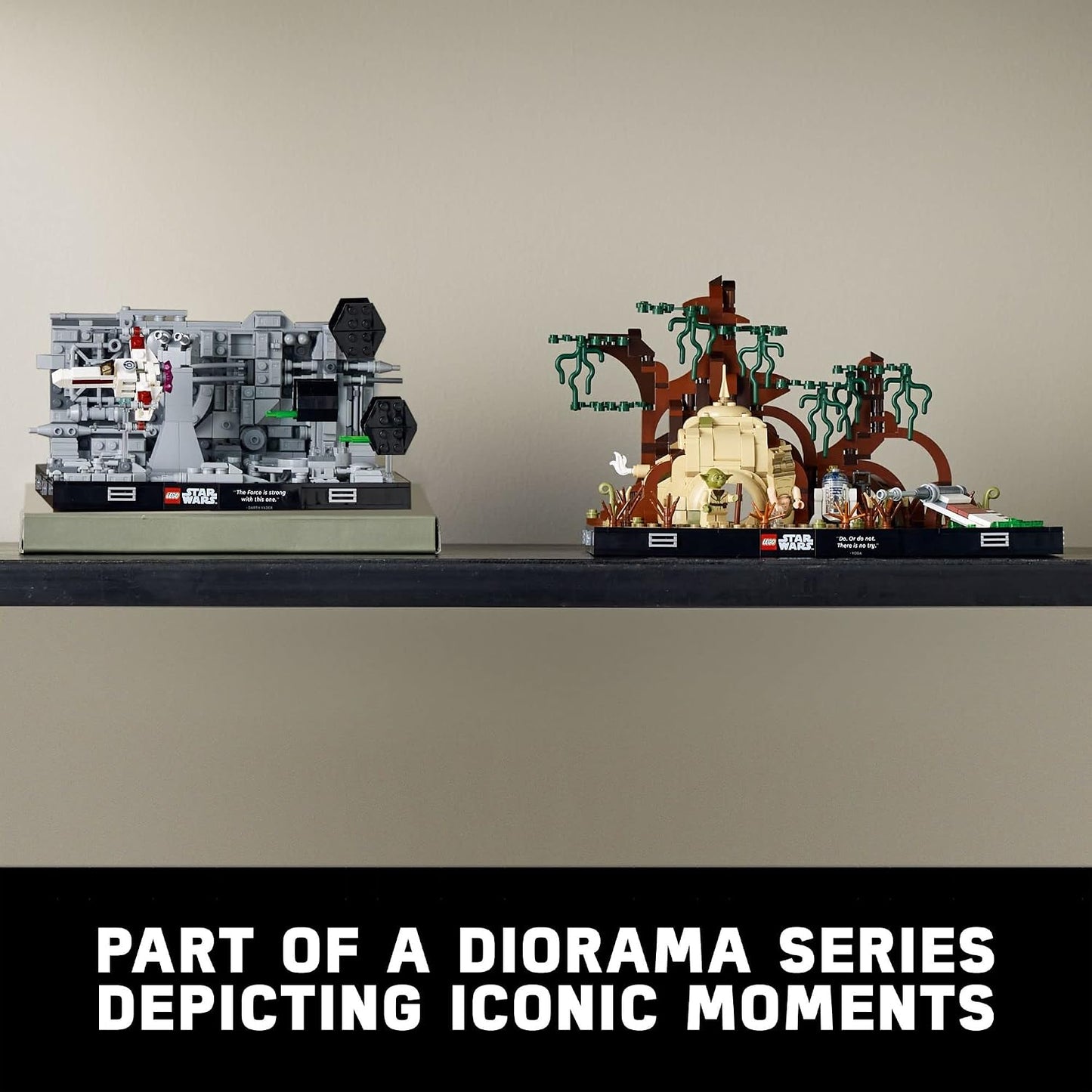 LEGO Star Wars Dagobah Jedi Diorama de entrenamiento 75330 - Serie...