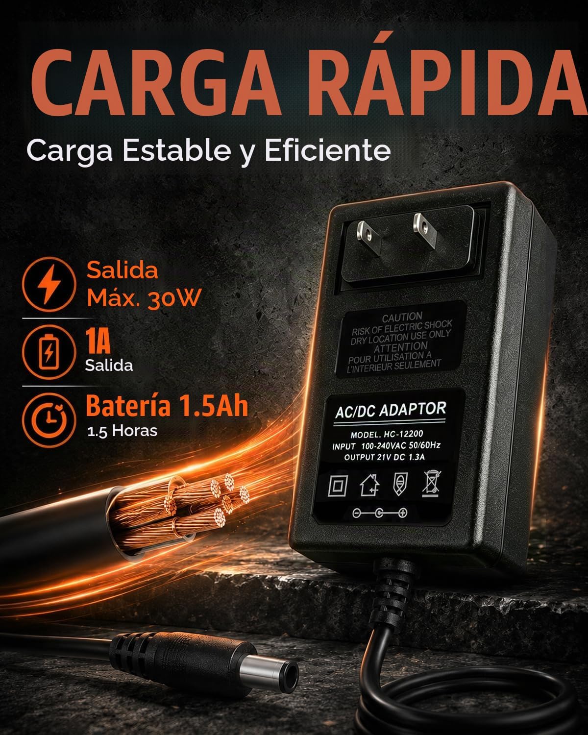 COMOWARE Cargador rápido de 20 V, adaptador de cargador oficial de...