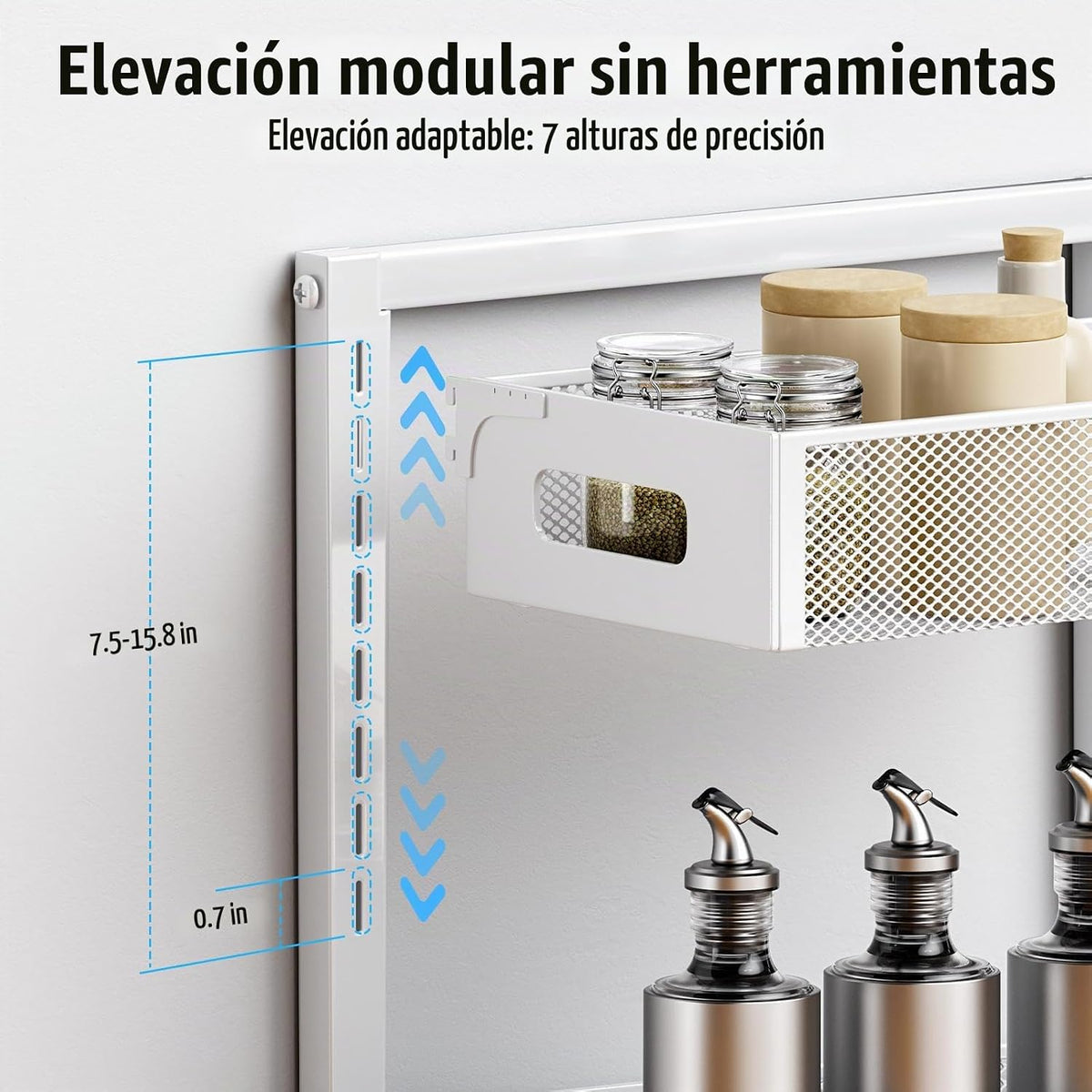 TISTAYA Organizador debajo del fregadero, organizadores de baño y a...