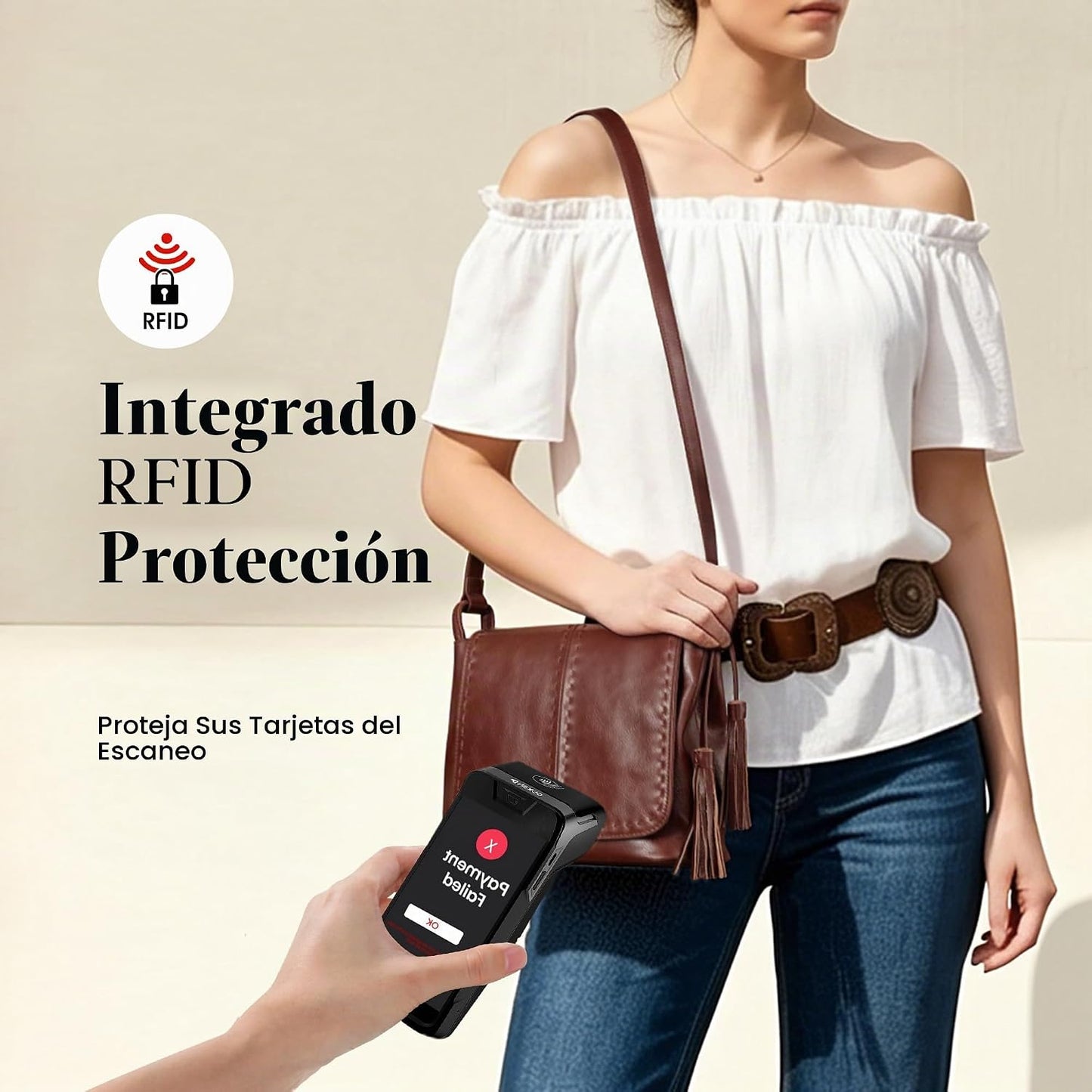 befen Bolso cruzado de cuero vintage para mujer, bolso de cuero gen...