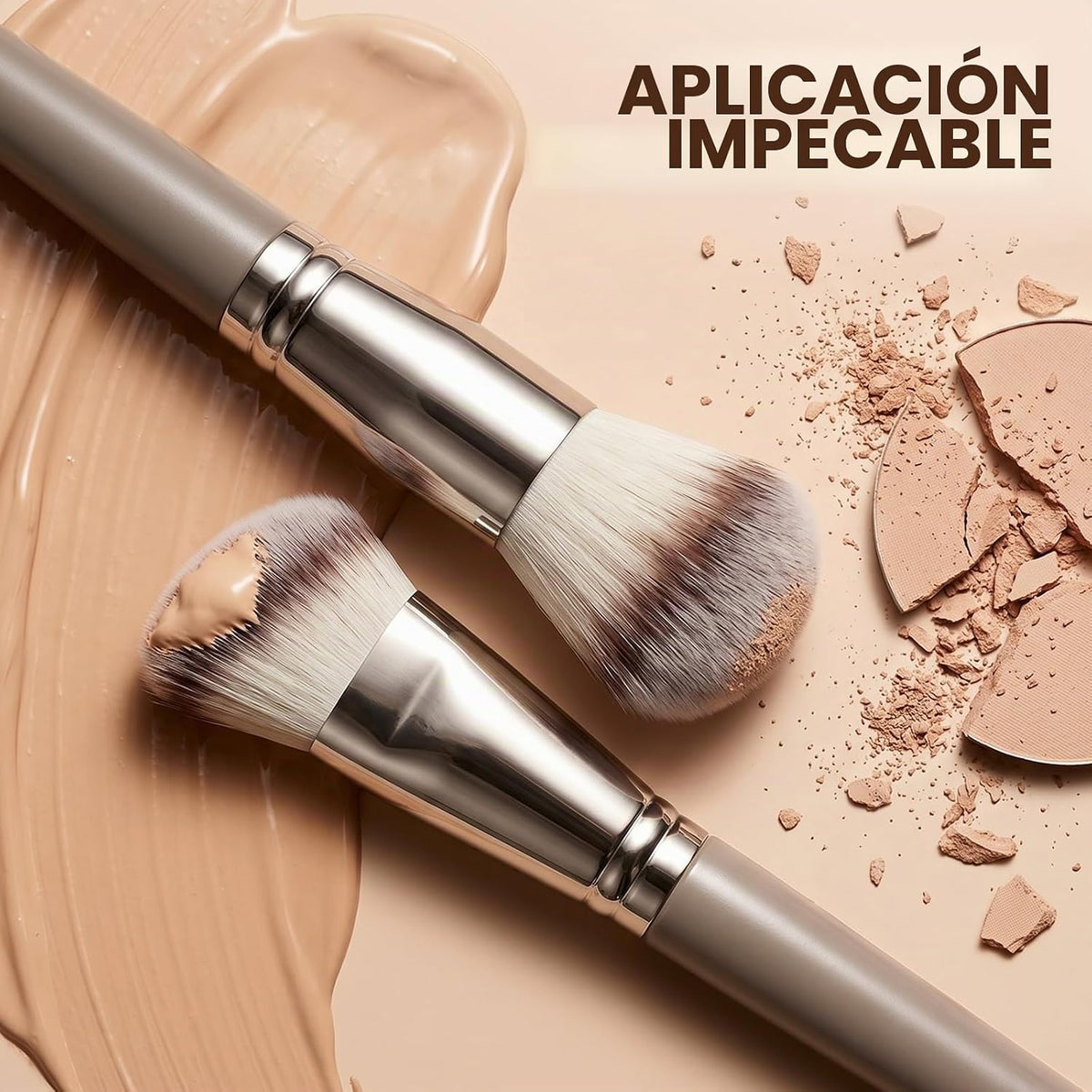 Juego de brochas de maquillaje, 57 brochas de maquillaje multifunci...