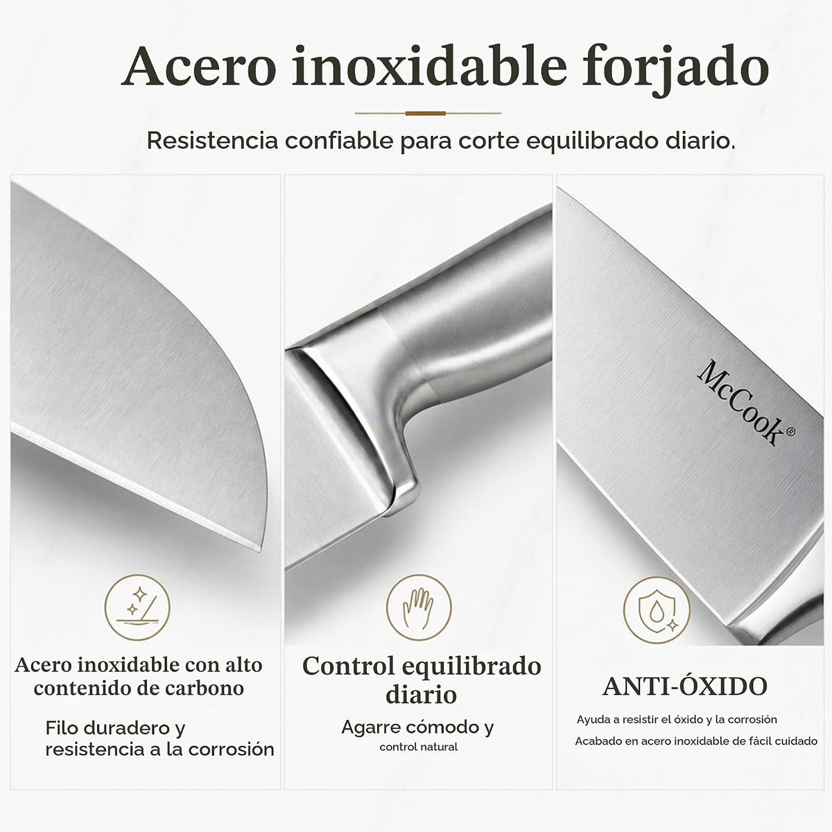 McCook® Juegos de cuchillos, juegos de bloques de cuchillos de coci...