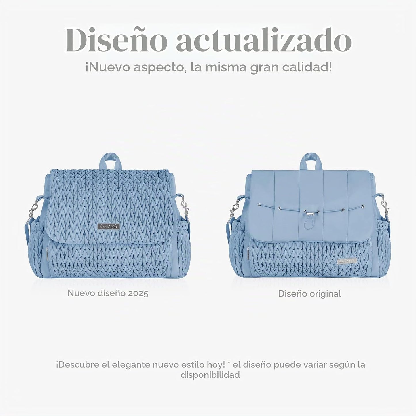 Hannah &amp; Sophia Belle - Mochila y bolsa convertible para pañale...