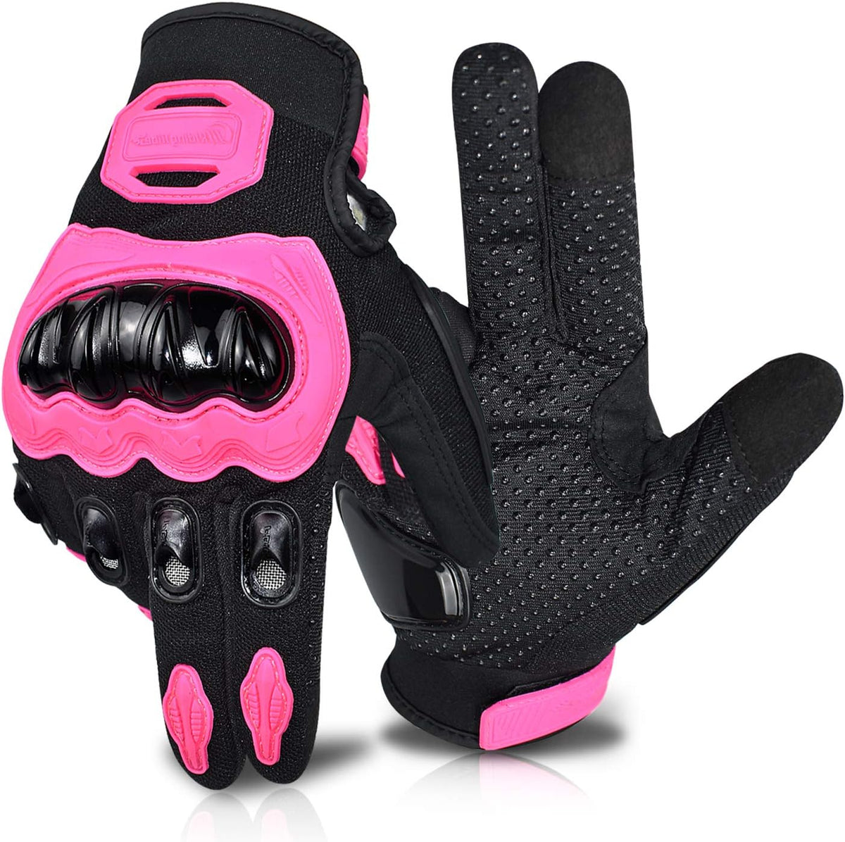 ELCYCO - Guantes de motocicleta para mujer con pantalla táctil, par...