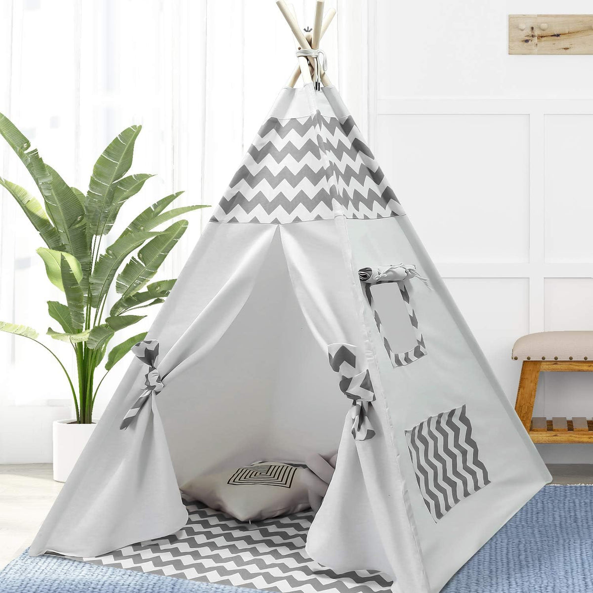 Ukadou Tienda de campaña tipi para niños, tipi, tipi, para niños, n...