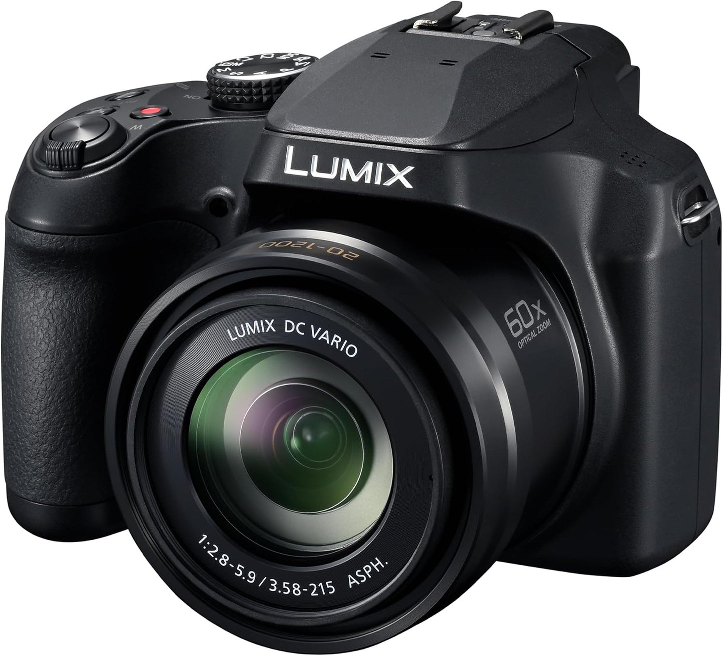 Panasonic LUMIX FZ80D - Cámara digital para apuntar y disparar, gra...