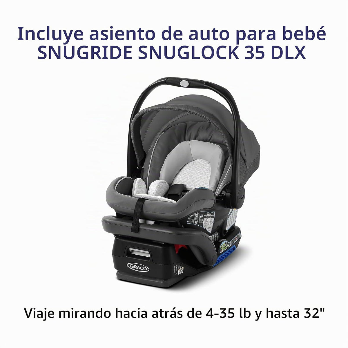 Sistema de viaje Graco Modes 3 Lite Platinum con asiento reversible...