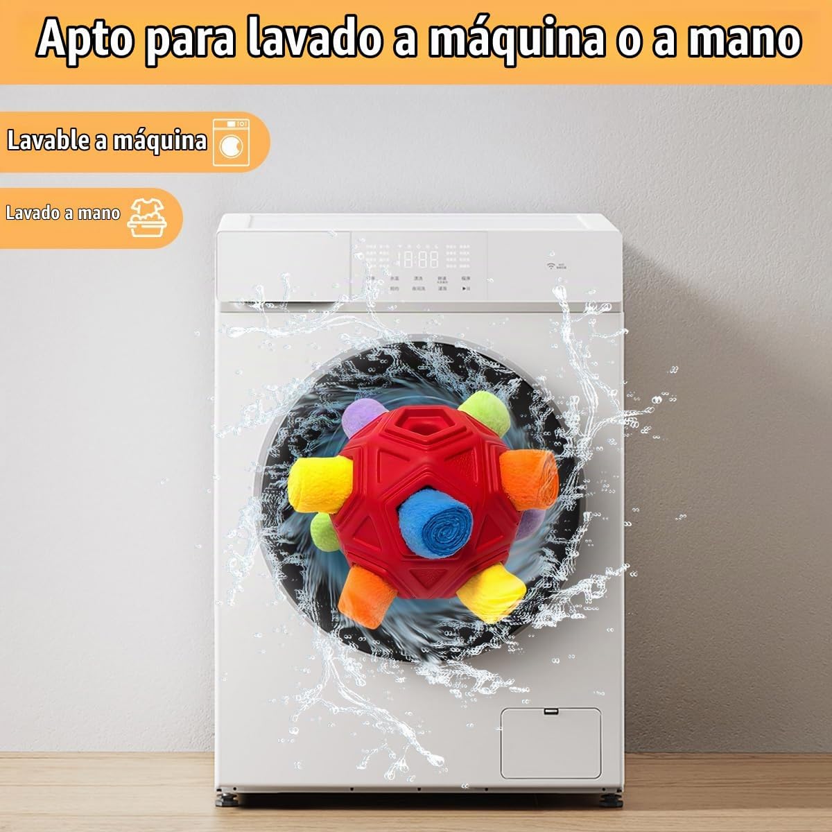 Pelota de olfateo para perros, juguetes interactivos para perros qu...