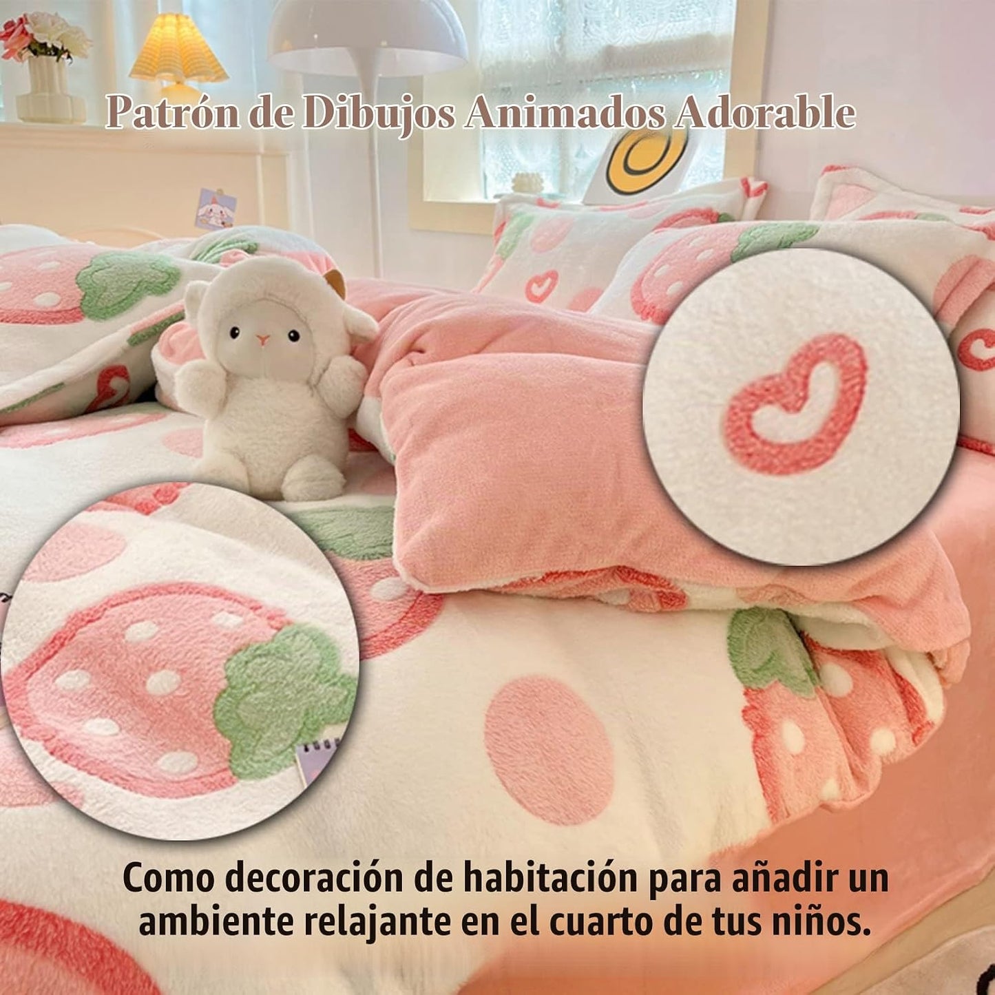 Juego de funda de edredón individual MorroMorn, juego de ropa de ca...