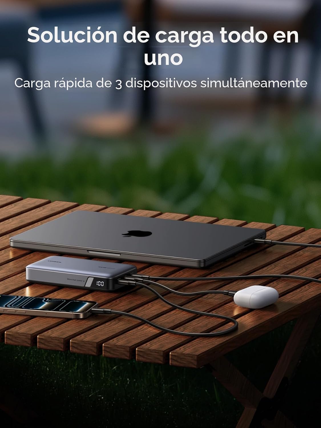 UGREEN Nexode 100W 20000mAh Power Bank, PD Fast para MacBook | Pant...