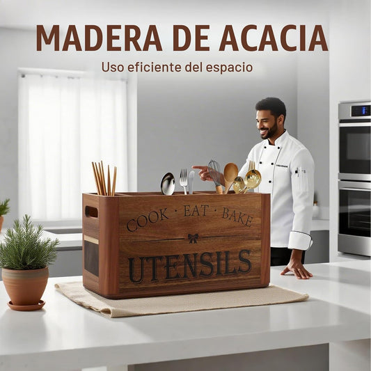RMCOKGX Soporte para utensilios para encimera de cocina, organizado...