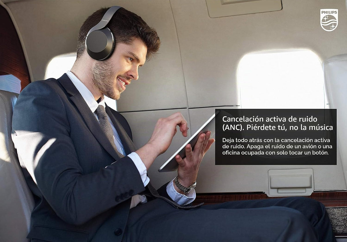 Philips PH805 Auriculares inalámbricos con cancelación activa de ru...