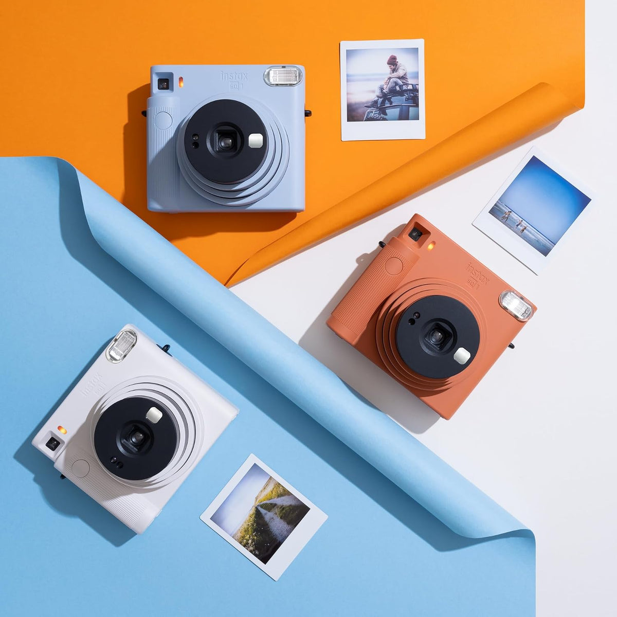 Cámara instantánea Instax Square SQ1, Azul Glaciar