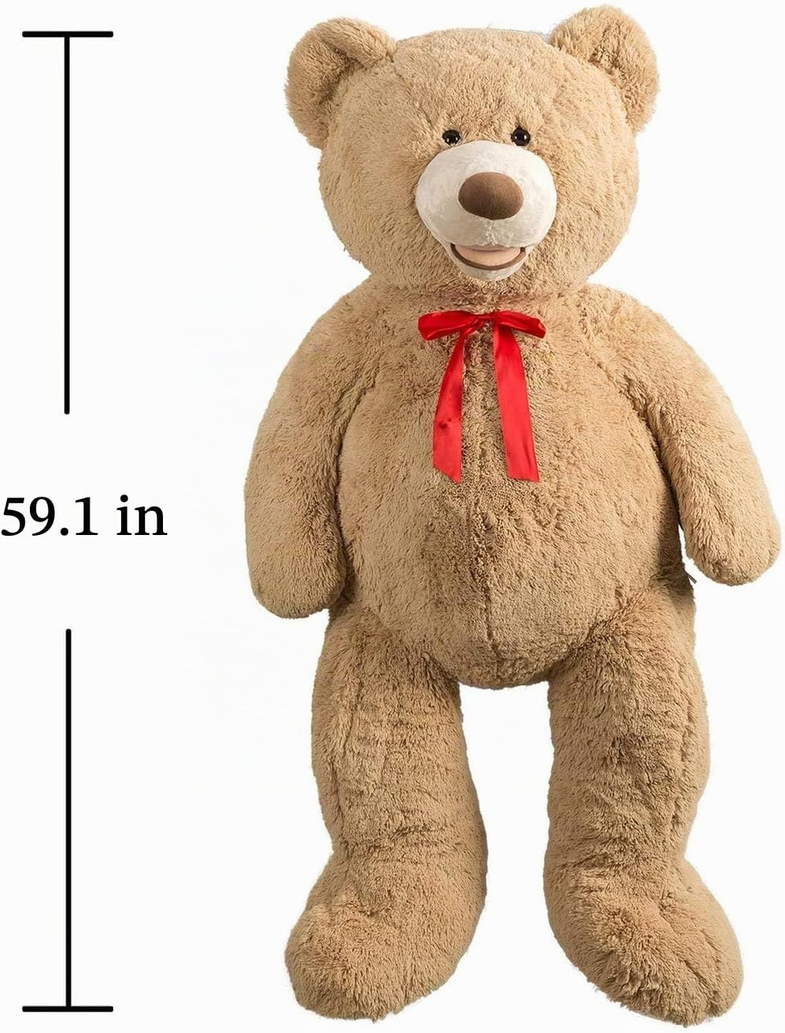 HollyHOME Oso de peluche gigante de 5 pies, enorme oso de peluche c...