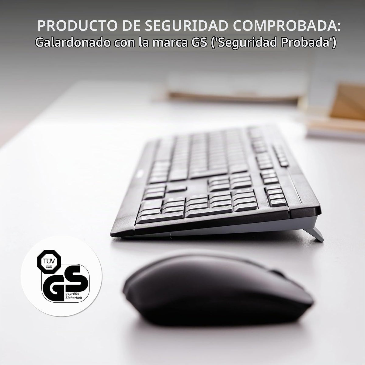 CHERRY Combo de teclado y mouse inalámbricos para streaming | Conex...