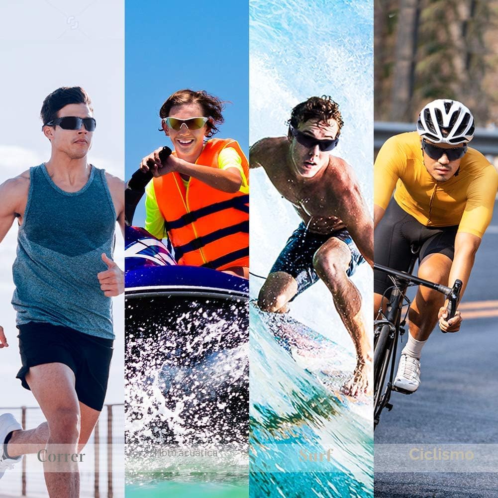 BEACOOL Gafas de sol deportivas polarizadas para hombres, mujeres y...