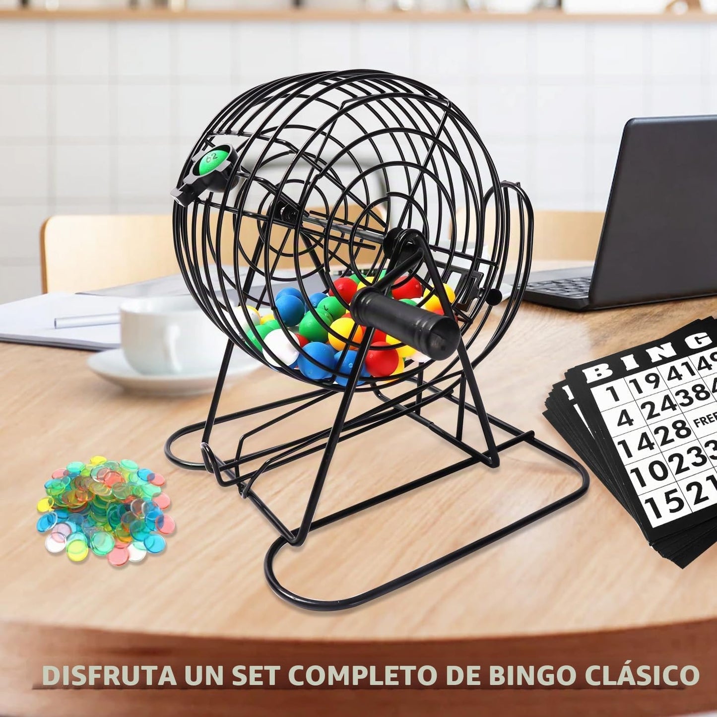 Juego de bingo de lujo GSE para fiestas de amigos, noches de juego...