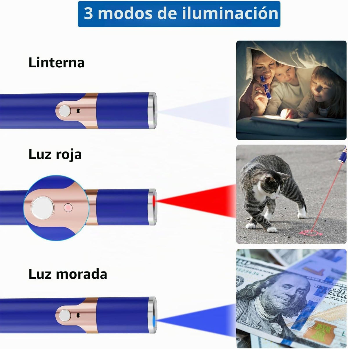 TBTeek Juguetes para gatos, con caja de metal, 2 piezas, recargable...