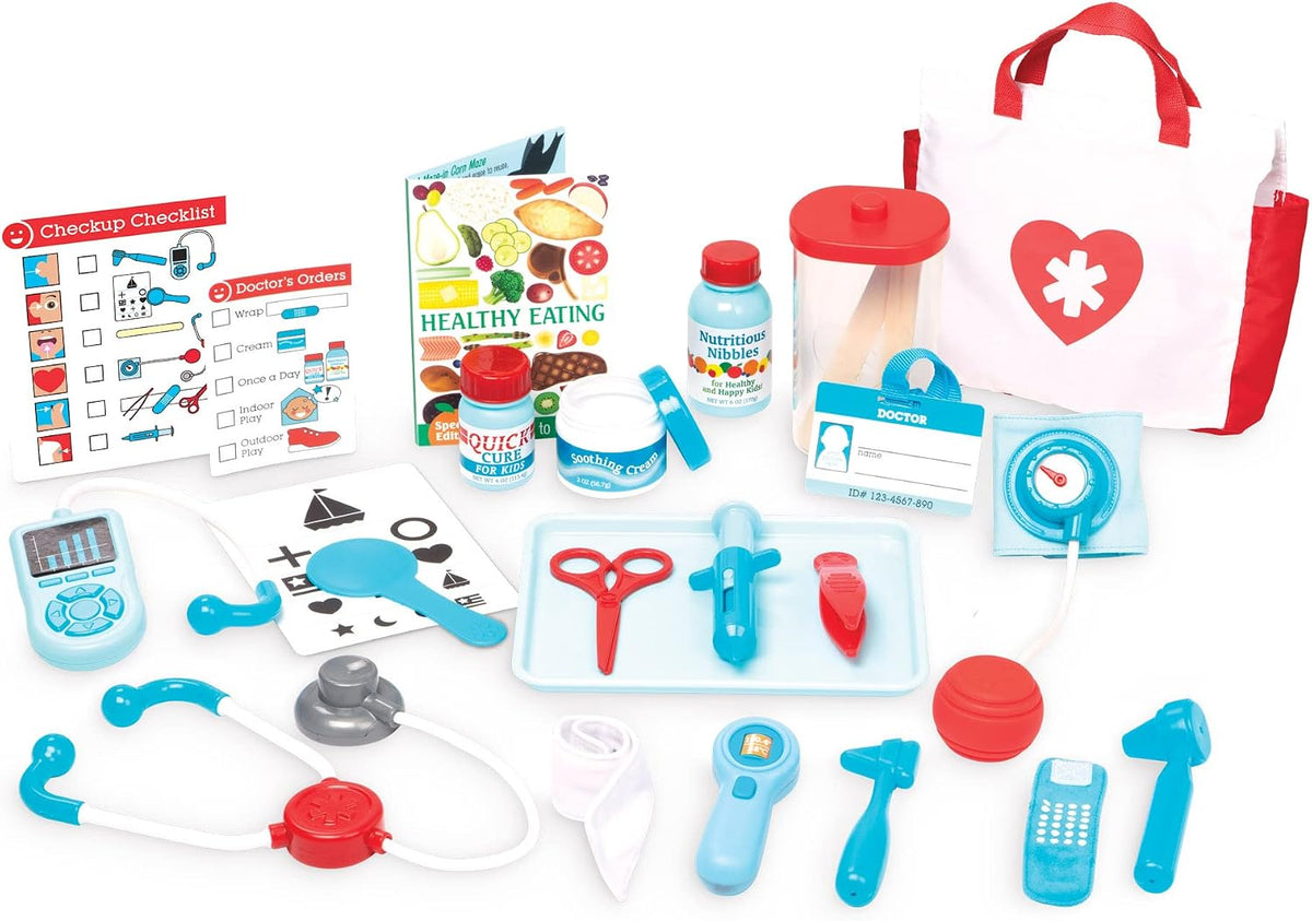 Melissa &amp; Doug Medical Play Bundle - Kit de dentista Super Smil...