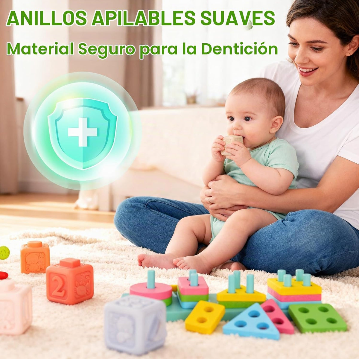 YMLGMAY Montessori Juguetes para bebés de 6 a 12 meses, juego de ju...