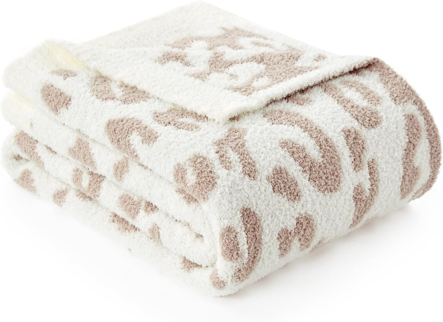 Snuggle Sac - Manta de leopardo reversible para sofá, cama, 50x60 p...