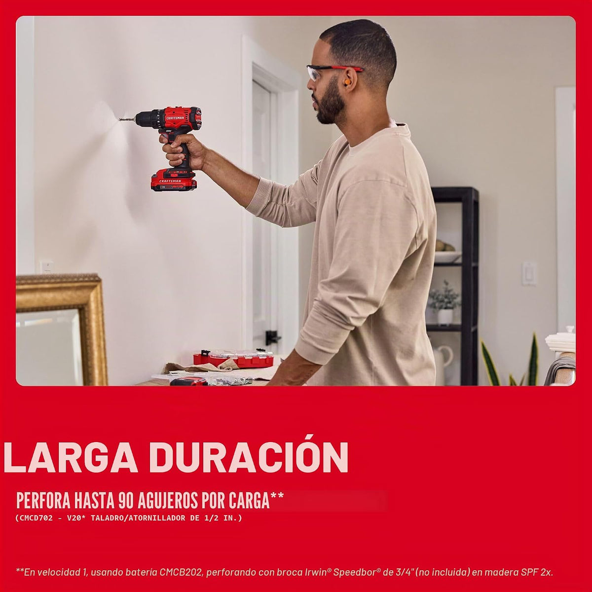 CRAFTSMAN V20 Juego de taladro inalámbrico y destornillador de impa...