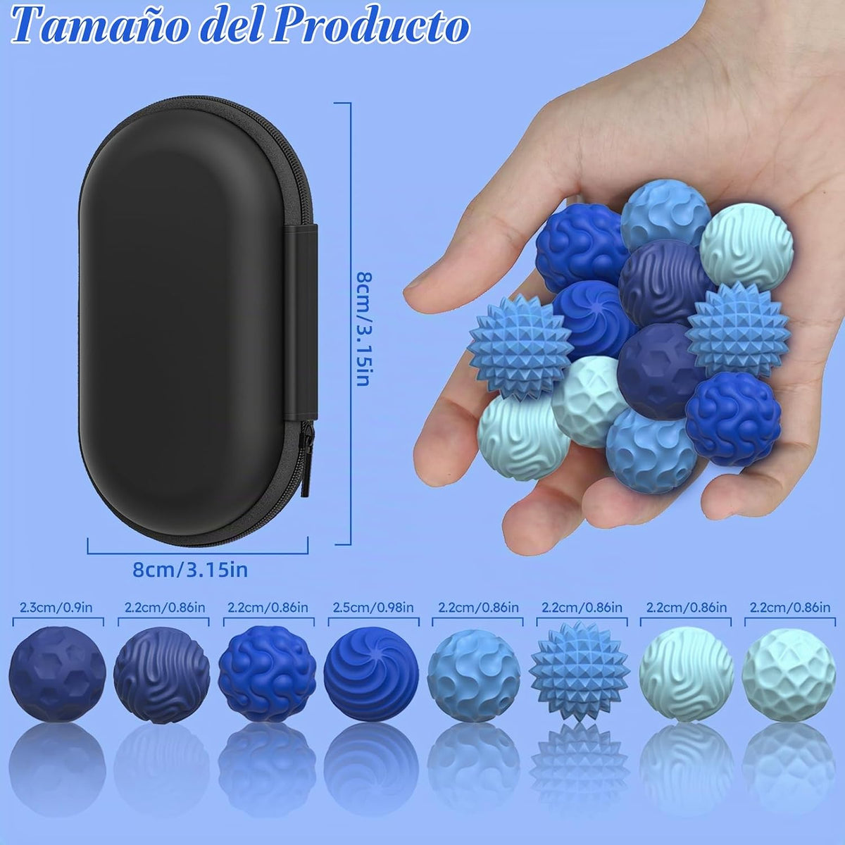 Bolas magnéticas de silicona, juguetes antiestrés para adultos y ad...