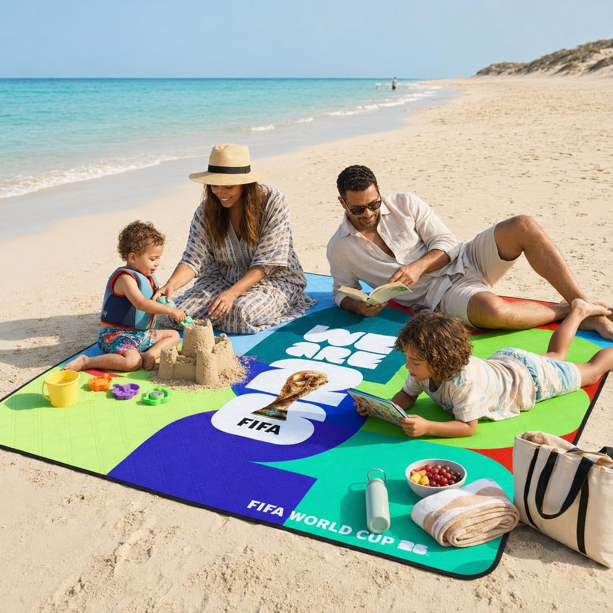 Manta de picnic de la Copa Mundial de la FIFA 2026, manta de playa...